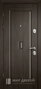 Дверь металлическая шпонированная входная №16 внутренняя - фото