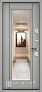 Входная дверь в квартиру ПИК белая №42 внутренняя - фото