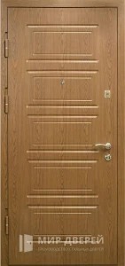 Дверь входная металлическая с открыванием во внутрь №15 внутренняя - фото