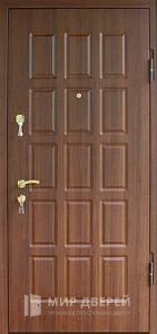 Входная дверь внутри МДФ №313 внешняя - фото