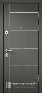 Входная дверь серый антрацит №4 внешняя - фото