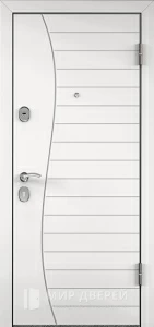 Металлическая дверь открывающаяся во внутрь квартиры №36 внешняя - фото