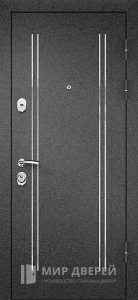 Дверь металлическая винорит с шумоизоляцией в квартиру №5 внешняя - фото